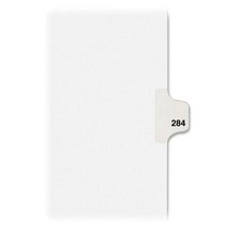 Avery Individual Legal Exhibit Dividers Style 284 Side Tab 8-1/2” x 11” 25 Set/Pack (82500), 1