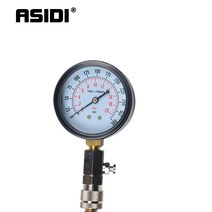 자동차 라디에이터 압력 테스터 ASIDI-자동차 오토바이 가솔린 엔진 실린더 압축 시험기 압력 게이지 진단, 한개옵션0