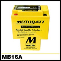 [MB16A - 12V17.5AH][MOTOBATT] 모토뱃 모토배터리 AGM배터리 노란배터리 [혼다]셰도우