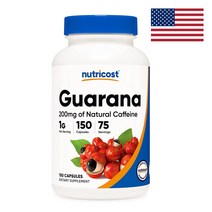 뉴트리코스트 과라나 1000mg 카페인 150캡슐