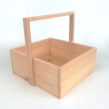 원목 바구니 우드 바스켓 트레이 박스 상자 10t2, 18.직사각상자-기본형52x38x12cm