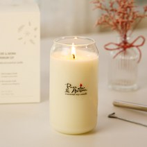 캔들백화점 심신안정 숙면 불면증 완화 천연소이캔들 리얼 라벤더 심지캔들 460g, 라벤더 심지 캔들 460g