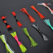 자작루어채비용 실리콘스커트 20종 색상선택, 08.왕꿈틀이