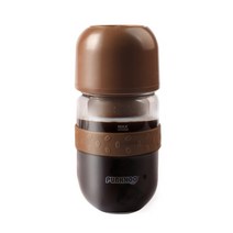 샤오미 미니 휴대용 커피 메이커 그라인더 다기능 홈 자동 에스프레소 머신 드립에 대한 USB 충전 커피 머신, 갈색