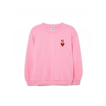 MLB KIDS 하트 로고 맨투맨 NY (D.Pink)