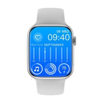 원래 iwo w58 smartwatch 시리즈 8 2.13 인치 화면 nfc 스마트, 하얀