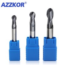 밀링커터 밀링 합금 코팅 텅스텐 스틸 도구Cnc 기계 Hrc50 볼 노즈 엔드밀 AZZKOR 탑 머신 7152EA94, R6x75L