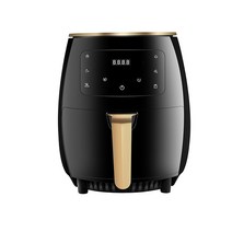 ANKRIC 에어프라이어 전자식 분리형 스마트 에어 프라이어 4.5L, 블랙