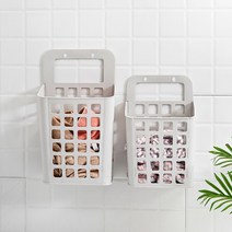 [마치드림] 접이식 벽걸이 빨래바구니 햄퍼, 1개, 화이트(대형)