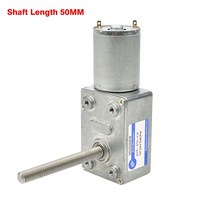 웜기어 감속기 4632-370 12V 볼트 DC M6 나사 샤프트 길이 50MM 3V6V24V 웜 기어드 모터 역방향 감속 자, 04 30rpm_03 24V