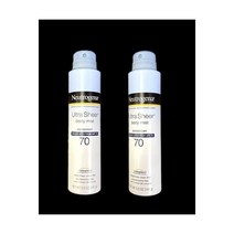 선크림 뉴트로지나 시어 바디 미스트 스프레이 자외선 차단제 SPF 705온스 - 넓은 스펙