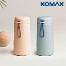 코멕스 파스텔 보온보냉병 270ml (핑크/민트) / 소형 텀블러 초등학생 개인물병 스트랩 이중진공구조 미니휴대용 물통 보온병, 민트