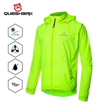 자전거 자켓 라이딩 바람막이 윈드 져지 queshark 남자 방풍 방수 반사 사이클링 재킷 mtb bike long sleeve windbreaker sleeveless