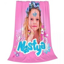 롱경량패딩 보온조끼 경량다운자켓 Nastya-귀여운 코랄 플리스 플러시 담요 여름 에어컨 카와이 만화 던지기 소파 자동차 침구