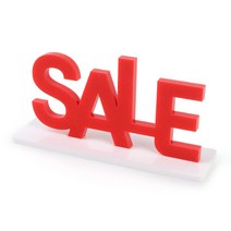 스탠드형 아크릴 SALE 푯말 안내 문구 표지판