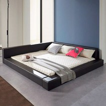 세진침대 로나 모던 저상형침대+로얄본넬 매트리스, 로나 모던 저상형침대+로얄본넬(초코브라운)