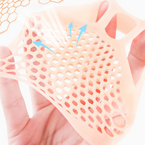 신발 구두 앞발바닥쿠션 실리콘 발앞꿈치보호패드 티눈 물집 깔창 미끌림 미끄럼방지 논슬립, 색상_2P(1093)