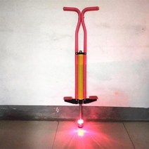 LED 포고스틱 스카이콩콩 유산소운동 실내체육 스카이점프 모음, B (핑크)