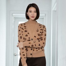 [앱10% ]세루티1881 22Winter 레오파드 니트자켓+풀오버
