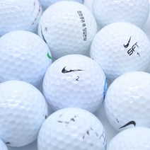 나이키 화이트 A- 등급 10개 라운딩용 로스트골프공