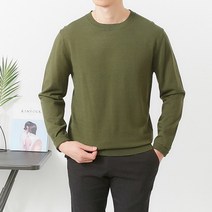 넛지어패럴 / 남자 베이직 캐시미어 라운드 니트