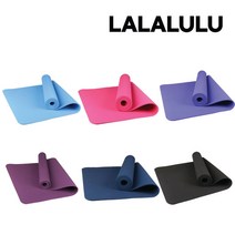 라라루루 TPE 6mm 냄새없는 천연고무 미끄러지지 않는 논슬립 요가매트, 핑크(일시재고부족)