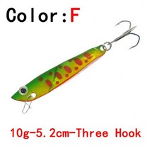 아이스오거 얼음낚시 방어낚시 드릴OUTKIT신제품 마이크로 지깅 낚시 하드 미끼 3/5/7/10g 리드, 22 F-10g