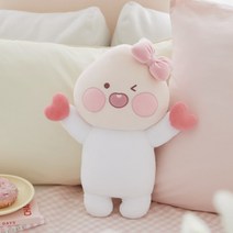 카카오프렌즈 하트 뿅뿅 필로우 어피치 인형 애착인형