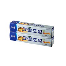 크린랲 크린랩 크린호일 25cmx30m, 2개