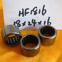 자전거베어링 20-100pcs HF1816 편도 니들 롤러 베어링 18x24x16 드로운 컵 클러치 18x24x16mm, [01] 20pcs