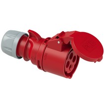 PCE 214-6 CEE 산업용 커넥터 16A 4P 6h 400V IP44 샤크 IEC60309 3상 삼상 모빌 소켓 암놈 Female