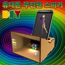 쭈bapha_DIY 휴대폰 스마트폰 무전원 스피커 일반형 과학수업교구 핸드폰만들기 학습 유치원 만들기 만들기키트 방과후 어린이집 만들기세트♥LtMS