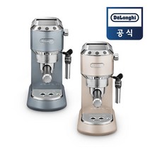 [드롱기] 데디카 메탈릭스 반자동 커피머신 EC785(베이지아주르), EC785.BG 베이지