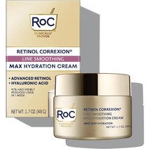 RoC 레티놀 크림 맥스 하이드레이션 48g RoC Retinol Correxion Max Hydration Cream, 단일상품개