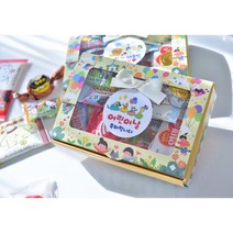 2023 어린이날 간식 과자 선물세트 생일 답례품 구디백 (노랑상자 대), 노랑상자 간식세트