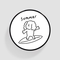 그립톡 그립톡케이스 핸드폰거치대 하트그립톡 스마트톡 스마트폰그립톡 스마트폰그립거치대 하트그립톡케이스 핸드폰그립톡 서핑 더기 화이트, 일반형 화이트, 없음