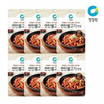 [청정원] 고메레시피 연탄불고기양념140g X 8개, 140g