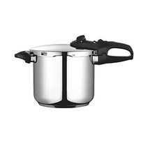 Fagor 파고르 듀오 압력솥 18/10 스테인리스 스틸 모든 홉용 임팩강 인덕션 홉 열전 연료 베이스 최대 저항 5개의 안전 시스템 2개의 압력 레벨 8L