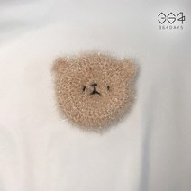 364days 모카 커피 한모금 미니 곰수세미 강아지수세미 귀여운 핸드메이드 수세미 곰돌이 주방수세미 손뜨개 집들이선물 답례품 판촉물 수세미세트, 03.라떼(개별포장) 1개, 고리o