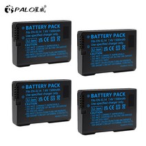 커피색도계 컬러 측정 PALO EN-EL14 EN-EL14a ENEL14 EN EL14 배터리 및 LCD USB 듀얼 충전기 Nikon D3100 D3200 D3300 D5100, [04] 4 pcs battery