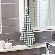 모던하우스 충장 체커보드 핸드타월 34X34cm GREEN_SONGWOL_BG0122023, 1개