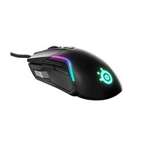 SteelSeries Rival 5 게임용 마우스 PrismSync RGB 조명과 9개의 프로그래밍 가능한 버튼 - FPS MOBA MMO Battle Royale - 18 000 CPI TrueMove 공기 광학 센서 - 블랙, 검은 색, 무선 전화, 초기