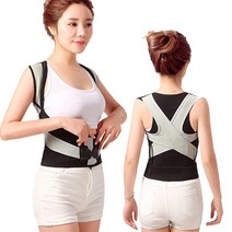 정수생활건강 바른자세 어깨허리 자세교정밴드 S(아동용 허리20~23인치 체중11~29kg), 1개입