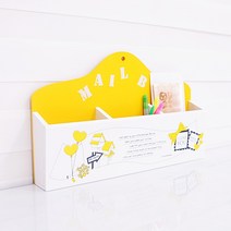 다팜코리아 멜박스 편지꽂이 영수증꽂이, 옐로우