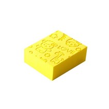 때밀이스펀지 집에서 얼굴 때 밀기 1 매직 목욕 각질 제거 피부 제거 바디 마사지 청소, 노란색