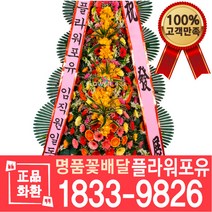 [플라워포유] 축하화환 4단화환 축하화환 화환 오브제 전국꽃배달 축하 개업화환 결혼식화환 고희연 3단화환