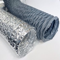 후렉시블 자바라호스 플렉시블 50~700mm 덕트자재 알루미늄 타포린 천닥트 닥트모음, 천 후렉시블 닥트호스, 천닥트 12인치(300파이) 5m, 1개