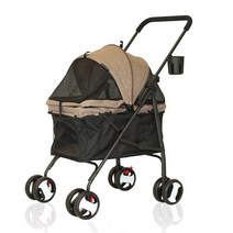 퍼피웨건 애견 유모차 큐티 (2color), 모던그레이