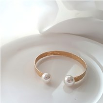 뱅글 팔찌 체인 로즈골드 골드 실버 짜글오픈진주