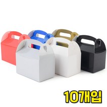 돌잔치 답례품 포장용 접이식 컬러 선물박스 10개 종이케이스, 실버
